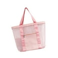 thumbnail image 4 of BLESIYA Women's Beach Tote Handbag, Waterproof Casual Travel Tote Bag, Swimming Pool Bag Pink, 4 of 8