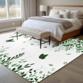 thumbnail image 4 of Green Spring Botanical Area Rugs 5'x7', Washable Small Throw Rugs for Laundry Room Playroom, Weeping Eucalyptus Butterfly Indoor Outdoor Rug Non-Slip Low Pile Carpet Runner Reversible Floor Mats, 4 of 8