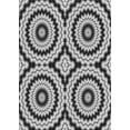 thumbnail image 1 of Ahgly Company Indoor Rectangle Patterned Light Black Novelty Area Rugs, 5' x 8', 1 of 6