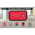 thumbnail image 4 of RACK Draco Tournoi de Billard / Table de Piscine de 7 Pieds (Feutre Rouge avec Corps Noir), 4 of 7