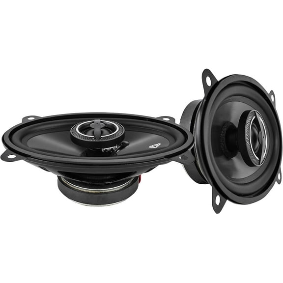 BLACK DIAMOND DIA-46.2 4x6" 2-Way Coaxial Car Speakers – 80W Max, 4-Ohm Car Audio Door Stereo Speakers with Mylar Tweeters (Pair)
