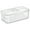 White 2, variant on Shoreew Refrigerator Storage Box Transparent with Timer And Lid Good Seal Airtight Large Capacity Air Valve Food Grade Thickened Dumpling Fruit Bread Container Donut Cookies Storage Case