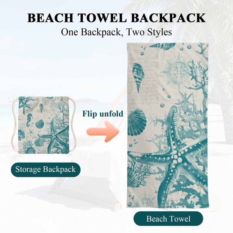 authentic kids beach towel backpack Tommy Bahama Pink Unicorns Cotton &  Aura In Pink Inc Get your little ones excited for a day by the water with this personalized backpack Amazon.com: Airensky Portable Kids Beach