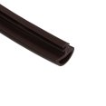 thumbnail image 2 of Unique Bargains 3Meter 5x8mm Rubber Half Round Type Door Frame Groove Weather Stripping Brown, 2 of 3
