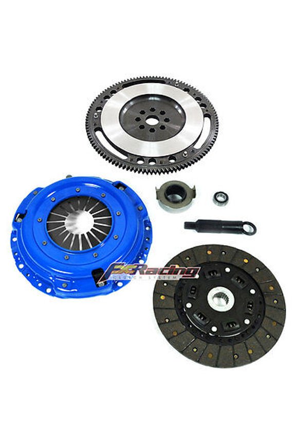 FX STAGE 2 CLUTCH KIT+10 LBS CHROMOLY FLYWHEEL FITS B16 Honda Civic Si Del Sol