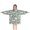 Beige Brown Mushroom, variant on Beige Mushroom Sketch Teal Pattern Blanket Hoodies for Kids 6-13YR Oversize Wearable Blanket Hoodies for Boys Girls Teens