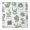 White-153, variant on Tablecloth Vintage Paisley Boho Design Waterproof Squre Cover with Elastic Edges and Durable Backing