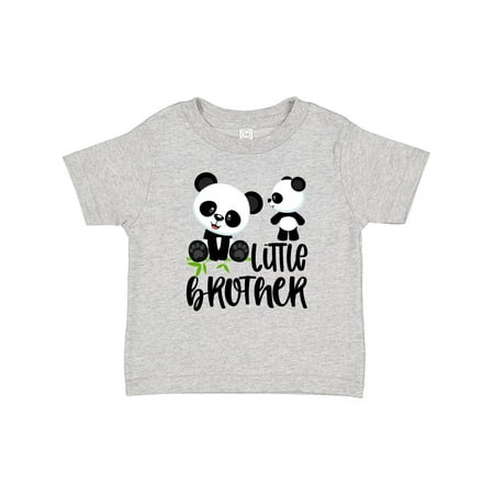 

Inktastic Little Brother - Panda Gift Baby Boy T-Shirt