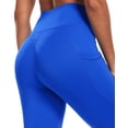 thumbnail image 3 of NELEUS Womens High Waist Capri Yoga Leggings Cropped Pant for Workout with Two Pockets,Blue,US Size S, 3 of 12