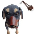 thumbnail image 2 of Bozal para perro de piel sintética, antimordeduras y antiingestión, bozal para perro, Control de ladridos para perros medianos y grandes, 2 of 5