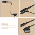 thumbnail image 3 of WEUVEB Adaptador De Video Scart A Señal Estándar Negro Para Reproductores Dvd Y Vhs, 3 of 8