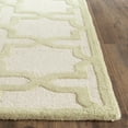thumbnail image 3 of SAFAVIEH Cambridge Liz Geometric Wool Area Rug, Ivory/Light Green, 8' x 10', 3 of 5