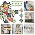 thumbnail image 1 of Gwong Decoración hogareña 7 unids / set 100x21cm Impresión retro autoadhesivo Etiquetas de PVC impermeable Etiquetas de PVC Pelquero Gwong 21049437, 1 of 7