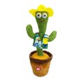 thumbnail image 1 of Muñecas de tela de punto de cactus de baile y canto electrónico divertidas tempranas, 1 of 8