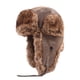 thumbnail image 1 of Sombrero de de invierno con orejeras PU Cálido a prueba Gorros resistentes al frío Sombreros café botón Zulema Sombrero de soldado de invierno, 1 of 6