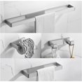 thumbnail image 4 of 4-Piece Matte Black Bathroom Hardware Accessories Set, Bath Towel Bar Set SUS304 Stainless Steel, Round Towel Racks for Bathroom Wall Mounted, 4 of 6