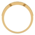 thumbnail image 5 of 0.25 ct Brilliant Round Cut Natural Onyx 18K Yellow Gold Stackable Band SZ 5, 5 of 6