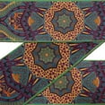 thumbnail image 2 of IBA Indianbeautifulart Brown Mandala Kaleidoscope Ribbon&nbsp;Trim&nbsp;Tape Fabric Laces For Crafts Printed Velvet&nbsp;Trim&nbsp;9 Yards Sewing Accessories 3 Inches, 2 of 8