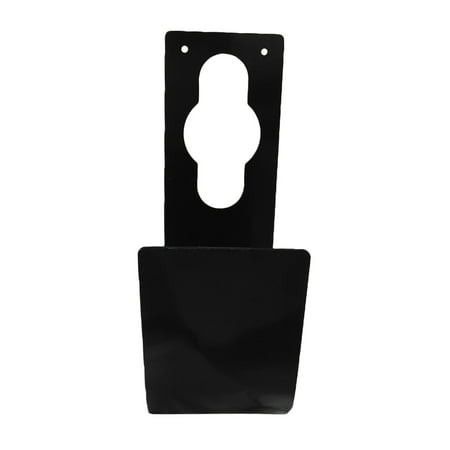 

Telescopic Pipe Fittings Garden Hook Screw Hole Design Multi-function Iron Bracket Environment Friendly Seamless Hook(Black)