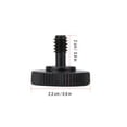 thumbnail image 3 of 1/4in Flash Light Screw Adapter, Screw Adapter, 10Pcs Metal Photographer Use For Dual L-Shaped Camera Flash Bracket, 3 of 8