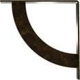 thumbnail image 4 of Ekena Millwork 2"W x 14"D x 14"H Bulwark Steel Bracket, Antiqued Brass, 4 of 12