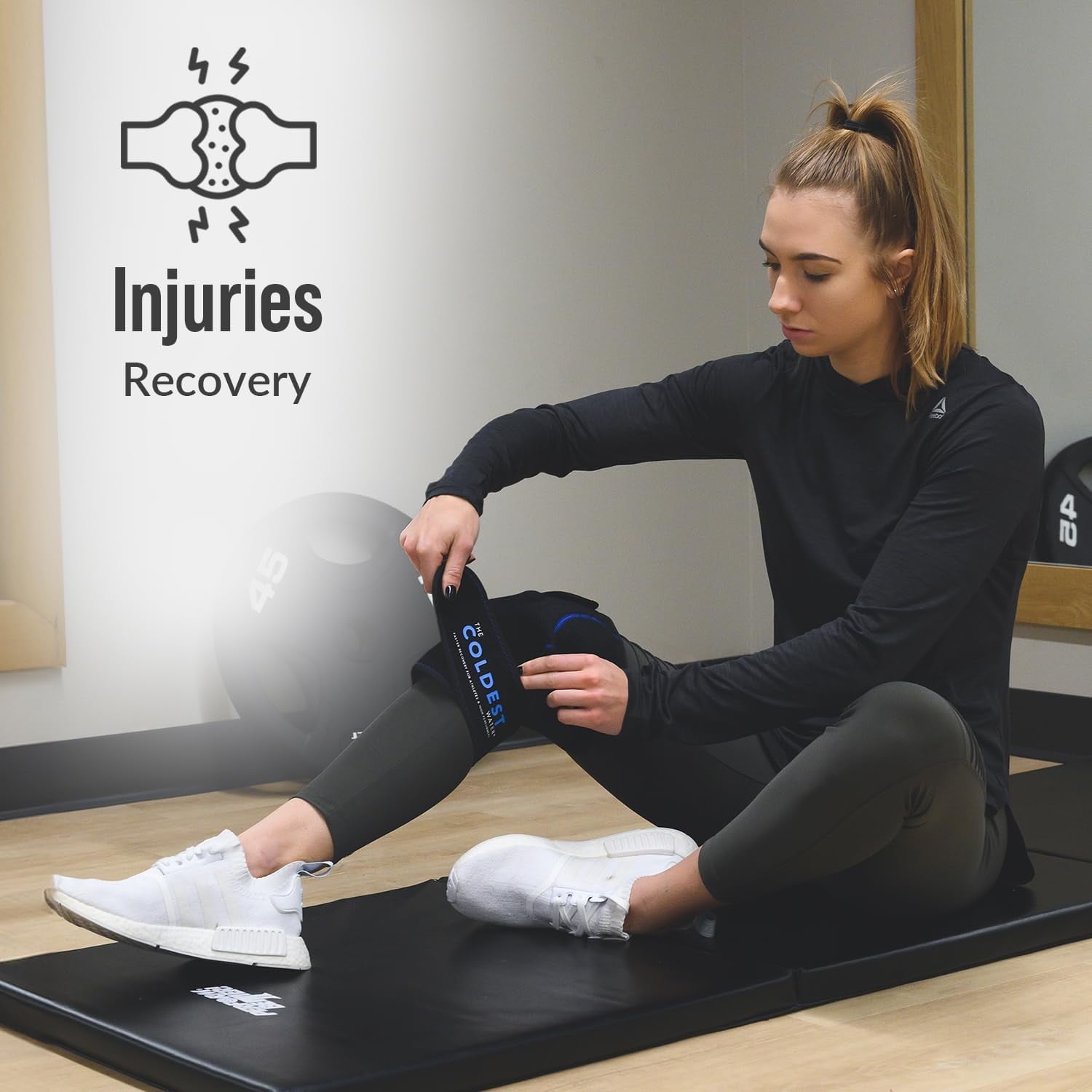 The Coldest Water Cold Knee Ice Pack Wrap, Flexible & Reusable Cold Pack