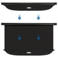 thumbnail image 2 of Cargo Cover Fit for Corolla Cross 2022-2024, Security Rear Trunk Cover Security Retractable Shield Luggage Shade Screen Canvas Black, 2 of 9