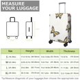 thumbnail image 4 of Stretch Luggage Cover M(22-24in)– Elastic Travel Suitcase Protector with Handle Openings & Bottom Closure, Washable Polyester Spandex Suitcases Cover, Butterfly Floral Print, 4 of 5