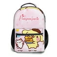 thumbnail image 1 of Pompompurin Pink Backpack Bookbag Laptop Travel Daypack with Multiple Pockets Schoolbag, 1 of 8
