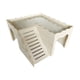 thumbnail image 4 of Jaula escondite para hámster, cama para conejos, cabaña con escaleras, casa para hámster, escondite de madera para conejillo de indias, hurón erizo, 4 of 9