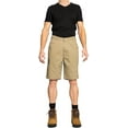 thumbnail image 4 of FULL BLUE Cell Phone Pocket Canvas Shorts, Performance Stretch, Regular Fit, Khaki, Size 35, 4 of 6