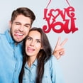 thumbnail image 2 of YDOJG Valentines Decorations Valentine'S Day Doorplate-Happy Valentine'S Day Sign Farmhouses Decoration-Valentine'S Day Decoration Front Door Decoration--Valentine'S Day Home Decoration, 2 of 9
