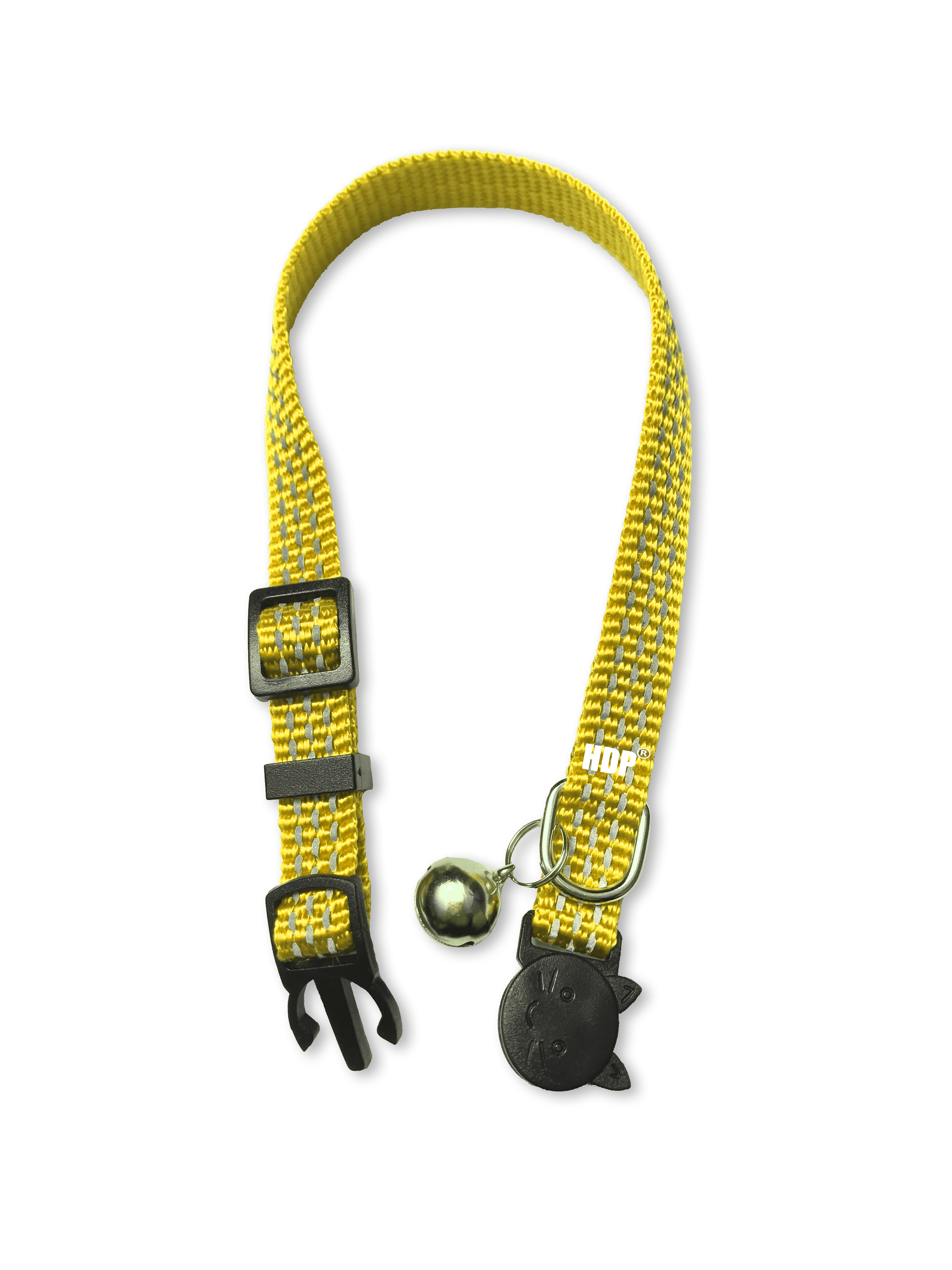 HDP Breakaway Reflective Cat Collars ColorYellow