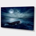 thumbnail image 2 of Boat Driftinga Away from the Past - Landscape Canvas Art Print, 2 of 4