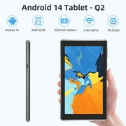 Android Tablet 7 inch, Android 12 Tablet, 4GB RAM 32GB ROM, Quad-Core Processor, Dual Camera, WiFi, 128GB Expand, Game, GMS Certified Tablets for Kids
