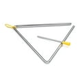 thumbnail image 3 of 8-Inch Triangle Bell with Metal Mallet - Steel Percussion Idiophone for Kids, Toddlers - Early Learning Rhythm Hand Percussion Musical Instrument, 3 of 7