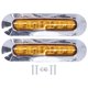 thumbnail image 2 of Luz trasera luz trasera led indicador lateral luz lateral 10-30V 6LED Luz trasera lateral Lámpara indicadora brillante Protección IP68 para automóviles Camiones Remolques Amonsee Otros, 2 of 8