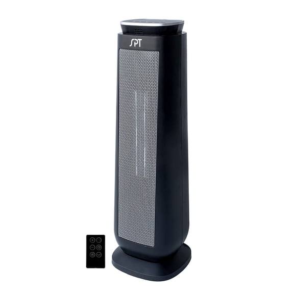 1500W Tower Ceramic Heater with Timer and Remote