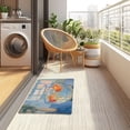 thumbnail image 4 of Yayeee Doormat for Indoor Entrance 32" x 20" Non Slippery Floor Rug, Blue Goldfish, 4 of 8