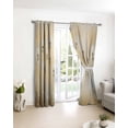 thumbnail image 3 of Watercolor Dandelion Blackout Curtains for Bedroom/Living Room, Thermal Insulated Kitchen Curtains, Farmhouse Pastoral Flowers Plants Grommet Darkening Window Treatment Drapes 42"x84"x2, 3 of 8