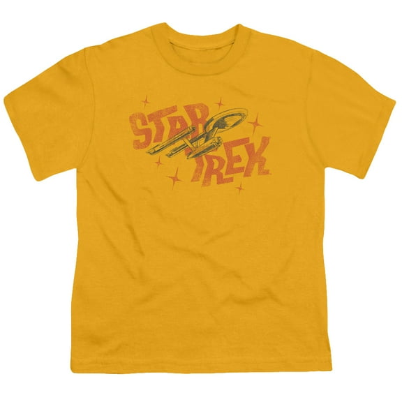 Star Trek - Halftone Logo - Youth Short Sleeve Shirt - Small