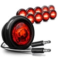 thumbnail image 1 of Juego de 10 Luces Marcadoras LED Rojas Redondas TRUE MODS para Remolque 12V, 1 of 8