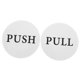 thumbnail image 3 of 2Pcs Removable Push Pull Stickers Self-Adhesive Acrylic Door Sign Glass Doors Label Marker for Business Stores Cafes Shops, 3 of 3