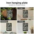 thumbnail image 4 of Vintage Humor Metal Sign "It's Not a Party Until The Redhead Shows Up" - Rustic Iron Wall Decor for Street, Yard, Mall, Garage, Cafe, Home, Bar, Kitchen, Restaurant, Man Cave, Bathroom, Bedroom, 4 of 7