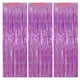 thumbnail image 1 of FloreceBien - Paquete de 3 cortinas con flecos para decoración de fiestas, bodas, graduaciones, cumpleaños, Navidad, eventos, fiestas, suministros de 1 x 2 m, 1 of 5