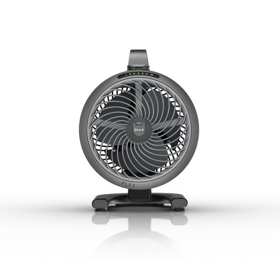 Shark FlexBreeze HydroGo Pro Fan, Powerful, Portable Fan, Indoor & Outdoor, Dry-Touch Evaporative Mist, Corded & Cordless, 5 Speeds, FA056 Graphite