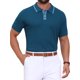 thumbnail image 1 of CAMISA POLO DE PUNTO PARA HOMBRE INSPIRE CHIC CON HEM BRINDADO Y MANGAS CORTAS, TEXTURIZADA, TALLA XL, AZUL REAL, 1 of 6