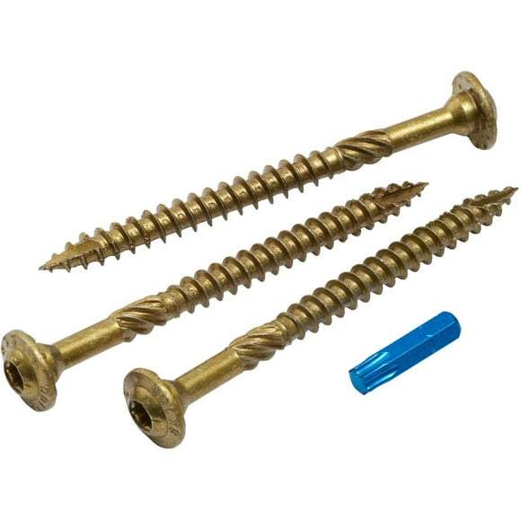 50 Pack 3/8" x 4" RSS Climatek Star Drive Structural Wood Screws