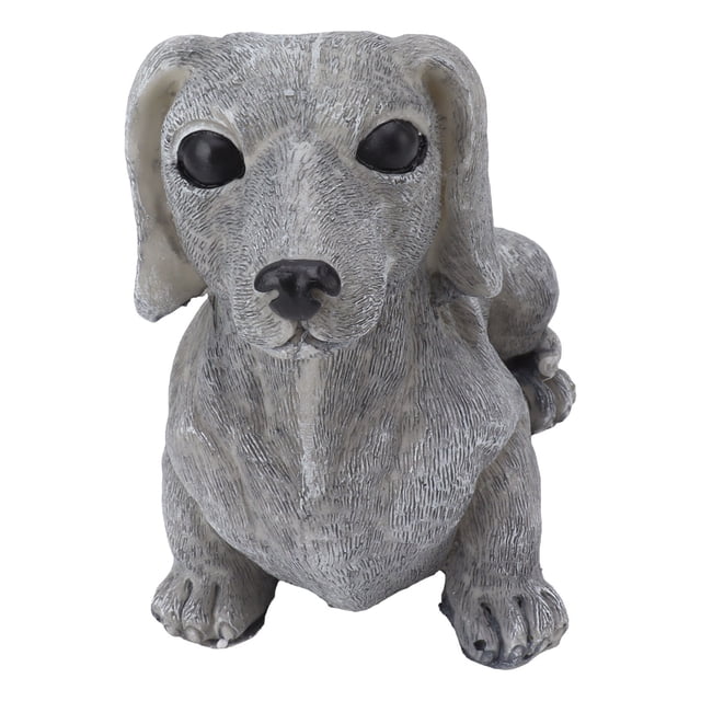 Estatuas de jardín para perros, estatuas de jardín para perros, estatuas de perro DIY, decoración de jardín para perros al aire libre, características mejoradas