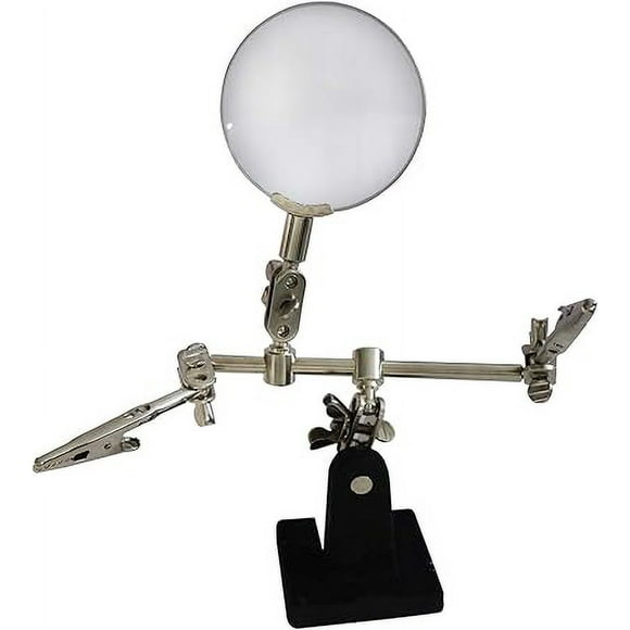 Third hand magnifying glass -helping hand ideal for soldering